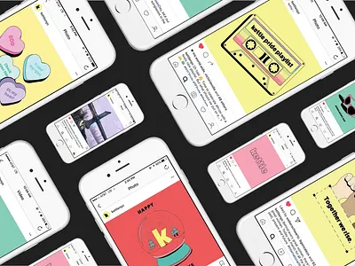 Old illustrations for Kettle social posts. illustration