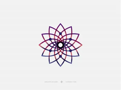 Monogram Design 3.0 branding color concept design dreamcatcher gradient icon logo logodesign symbol vector