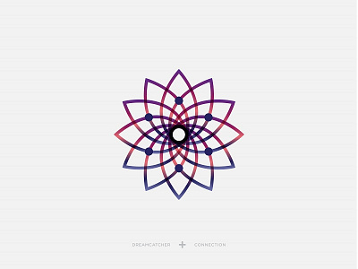 Monogram Design 3.0 branding color concept design dreamcatcher gradient icon logo logodesign symbol vector