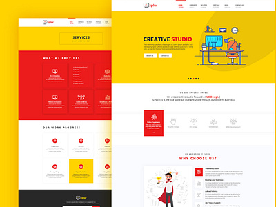 Xplor - Creative Agency HTML Template clean corporate creative agency design design studio freelancer marketing minimal design portfolio software company video explainers web design