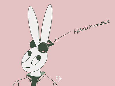 Today's play list is.... dancing earphones editorial fun art illustration music playlist sports brand