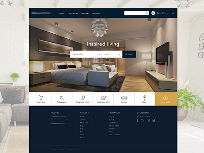Interior Designer's Platform interior architecture interior design interior designers portal website concept website designers website homepage