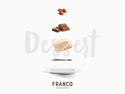 Restaurant Branding (3 of 3) art direction dessert dynamic food food art restaurant typogaphy