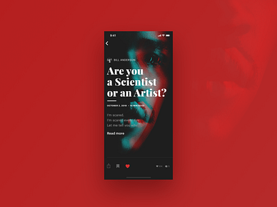 UI Daily, #010 – Social Share app design icon typography ui ux