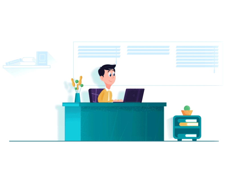 Motion and Character animation after effects animation character character animation design flat design illustration motion graphics office