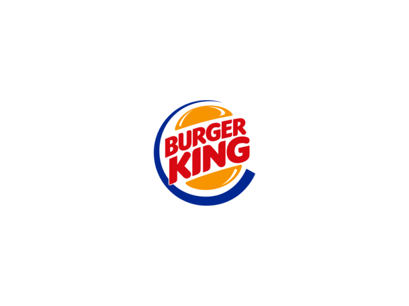Burgerking - logo animation 2d 3d aftereffects animation bounce color creative illustration liquid logo motion