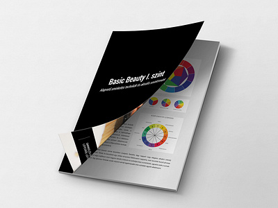 Basic Beauty Publication Design, Illustration design illustraion logo makeup print publication publication design typography