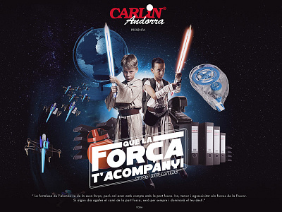 Carlin Andorra andorra bb8 bullying campaign illustration star wars webagency xwing