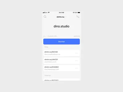 Short Menu – Exploration animation app blue button card cards columns design easy grid icons input ios iphone list minimal table ui ux