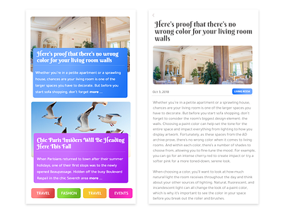 News- Daily UI:: #094 article challenge dailyui design hashtag mobile news news app ui ux