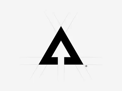 A / Arrow branding design icon identity logo logotype mark minimalism symbol vector