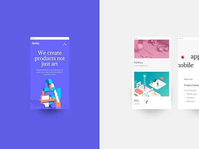 Netrix Mobile 3d 3d art color design digital digital agency homepage mobile ui ui ux web webdesign