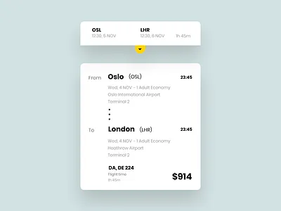 Ticket booking details card for a travel app. adobe xd design free ui kit freebie freebie xd ios social app travel app typography ui ui kit uidesign uiux ux