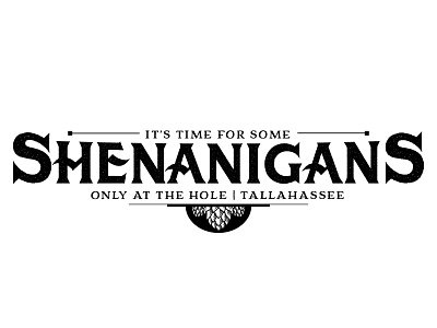 Shenanigans - Party Time at the Bar branding design direction logo