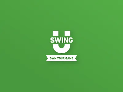 Introducing: SwingU branding flat golf logo sketch ui