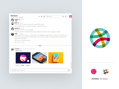 Slack 🏀 app branding icon identity illustration logo slack ux website