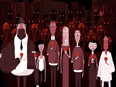 La Heroica República del Sillón Rojo 2d after effects animation character character design concept concept art illustration mograph motion graphics photoshop sketch styleframe