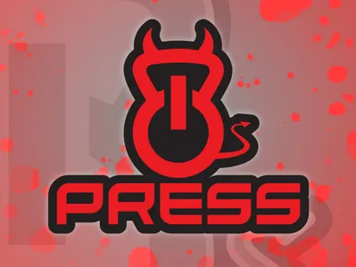 Press Apparel Logo branding crossfit crossfit apparel crossfit apparel logo custom logo design design icon illustration kettlebell kettlebell logo design logo logodesigner palmdesignco photoshop