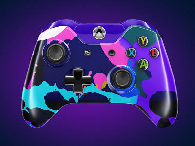 -Mix It Up | XboxOne color controller fifa fifa19 illustration mockup pattern poster texture xbox xboxone