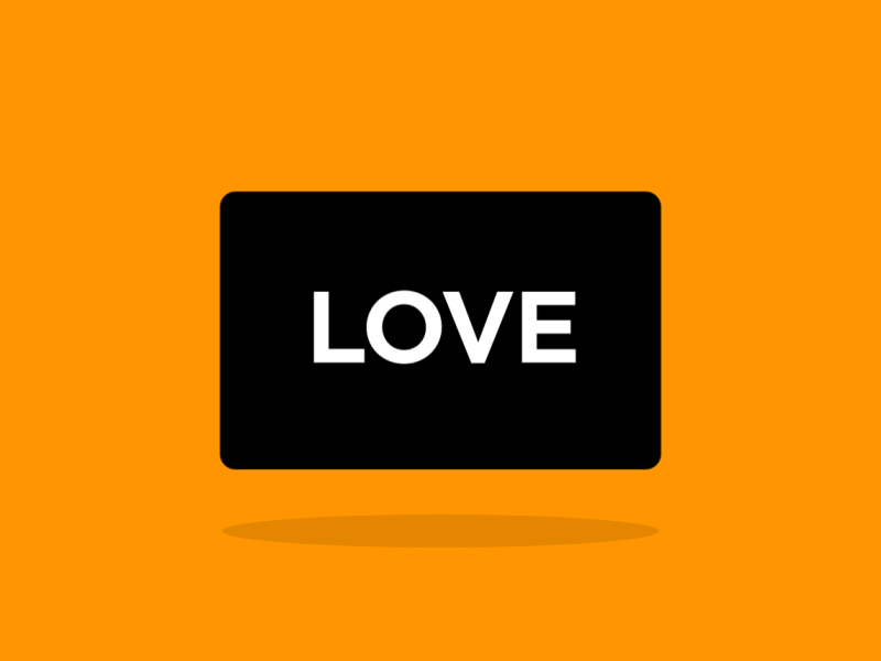 027 / 365 Love Explosion 365 animation dailychallenge design flat gif hearts illustration365 loop love orange repeater vector