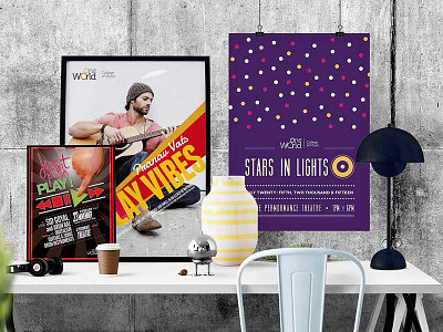 One World | Brand Systems branding branding designer coffee colors desk global guitar lights music play setup vibes workdesk