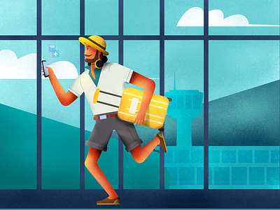 Travel illustration Detail adobeillustator illustration ui vector