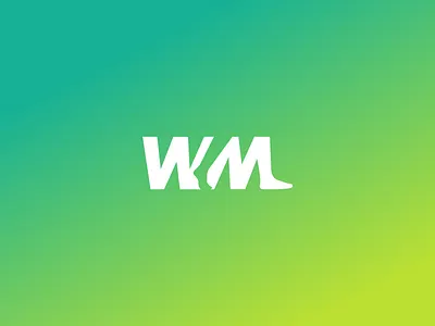 WalkMiles Logo blockchain branding design earn logo run steps token walk waves