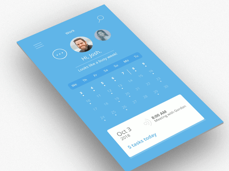Task Manager adobexd animation design dribbble ideas photoshop protopie task management tasklist taskmanager teamcentered todolist ui ux