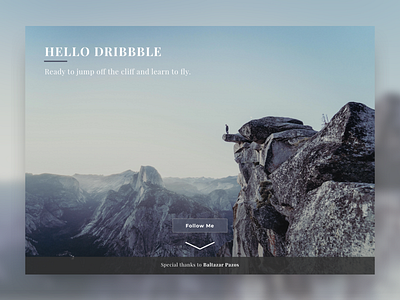 Hello Dribbble! hello dribbble