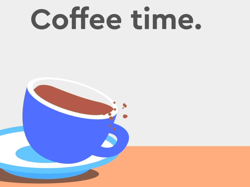 Coffeetime after effects animation motion