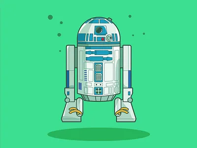 Star Wars R2D2 anakin skywalker c3po conception dark vador design fighter jet flat design galaxy game graphic design illustration logo r2d2 star wars star wars day vector