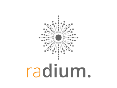Radium logo medical radiology radium