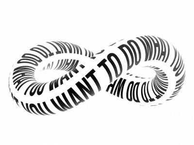 Looped inspiration 3d animation motion