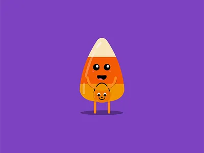 Tricker Or Treating Candy Corn candy corn halloween illustration illustrator trick or treat