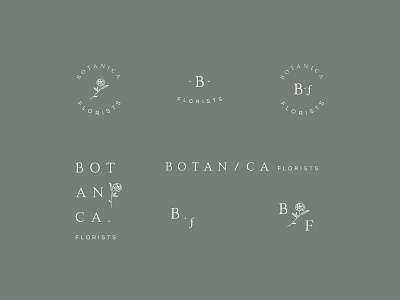 Florist Branding botanical branding design elegant florist florist branding logo logodesign logomarks simplicity