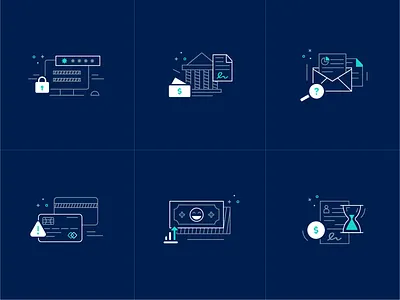 Finance Icons credit finance icons icons set illustration money ui