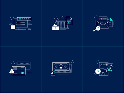 Finance Icons credit finance icons icons set illustration money ui