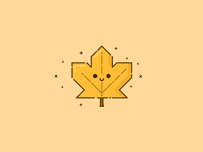 Leaf art autumn cute design fall illustration illustration art inktober leaf season vectober vector vector art