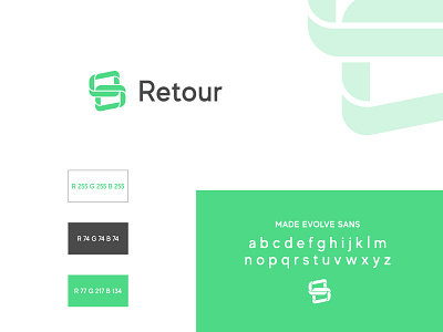 Retour Marketing Brand Assets assets brand assets brand identity branding business company branding company logo design green icon identity system logo logo design logo mark marketing modern professional