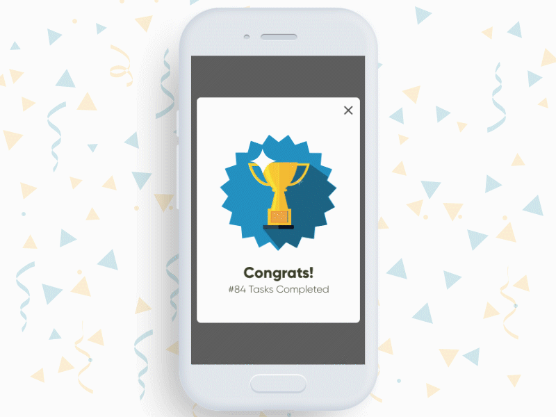 Congrats Badge 084 awesome badge congrats dailyui