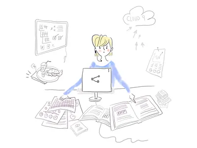 Time Management 2 adobe cartoon comics editorial graphic illustration illustration lifestyle magazine office porfessional