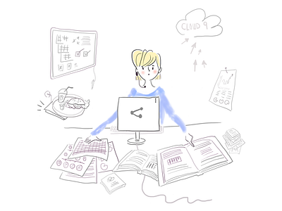 Time Management 2 adobe cartoon comics editorial graphic illustration illustration lifestyle magazine office porfessional