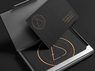 Logotype Architecte architect badge logo black busines card gold identity lettering logo zs