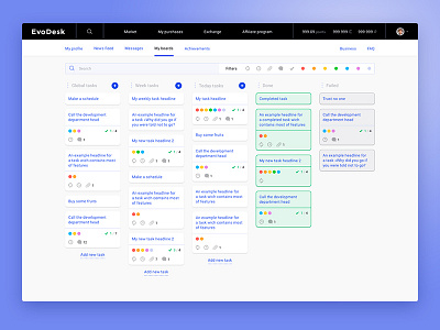 Task Board design kanban sketch task board ui ux web design