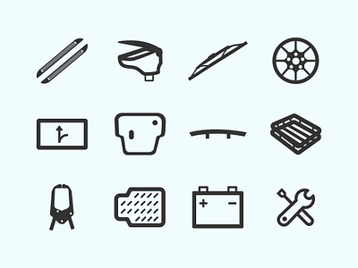 icon app auto parts icon ui