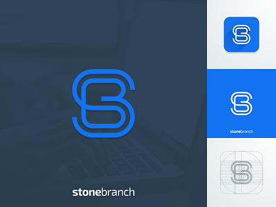 SB monogram artism design artwork brand and identity creative graphic design illustrator line art logo monogram