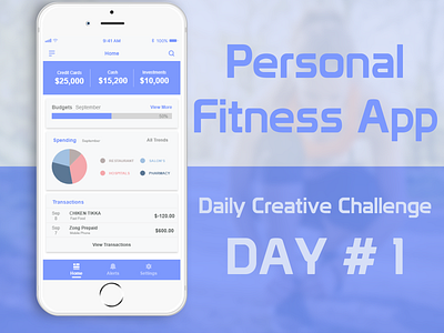 Finance App UI Design adobe xd creative design daily 100 daily 100 challenge graphic design mockup ux design uxui xddailychallenge