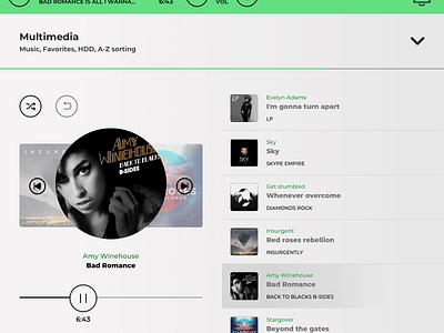 truck media automotive driver hmi ivi van