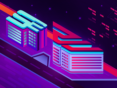 Soar Renz Wallpaper design illustration isometric vector wallpaper