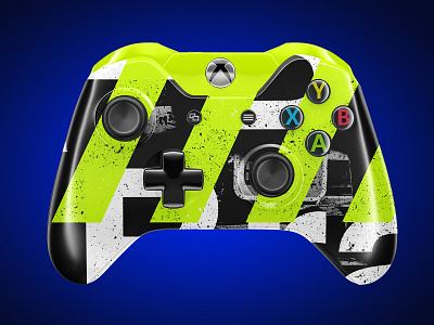 -Toxic | XboxOne controller gamer gaming livery microsoft pattern photoshop skin xbox xbox 360 xboxone